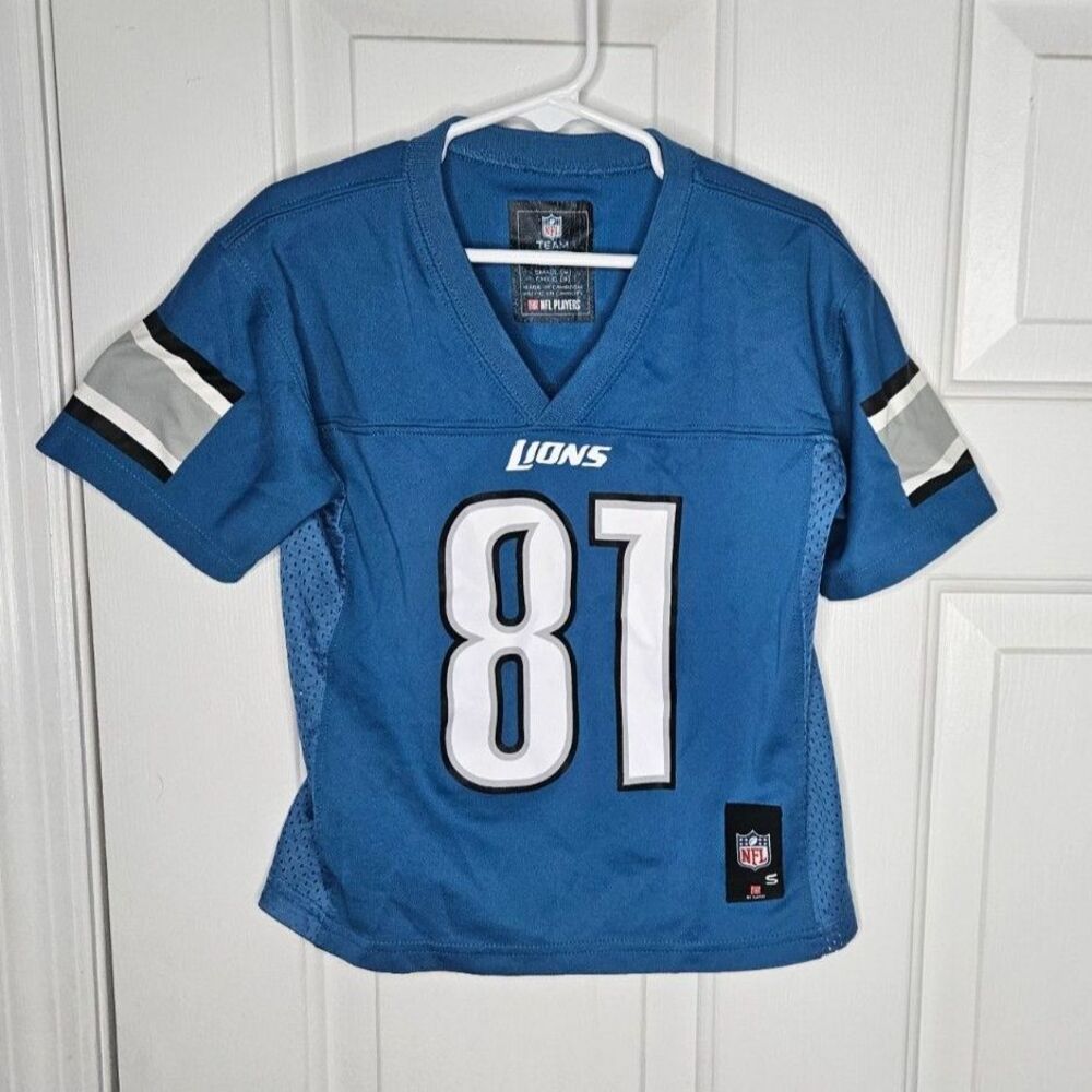 Detroit Lions Calvin Johnson Child Size 4 Jersey *Has Damage See Pictures